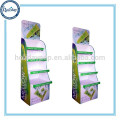 Tienda al por menor Corrugated Advertising Display Floor Stand para Electronic Accessory